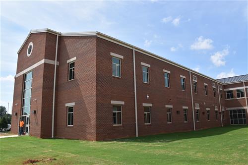 exterior view of building wing